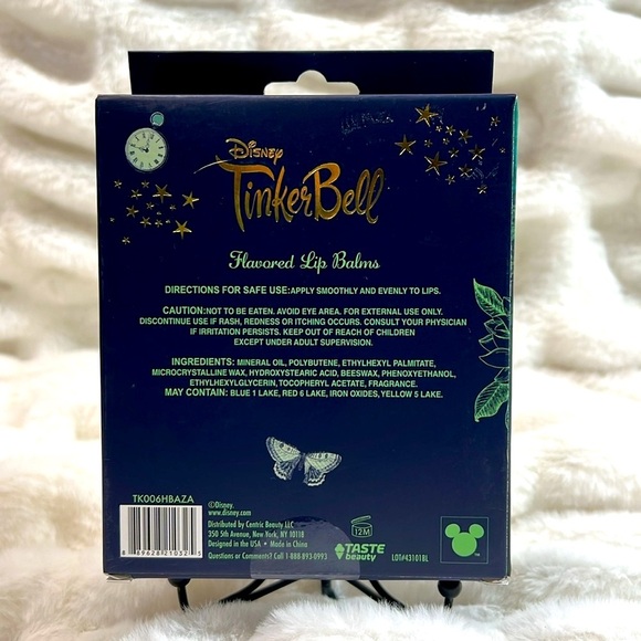 Disney Tinkerbell 4 Piece Flavored Lip Balm Set - Picture 2 of 2